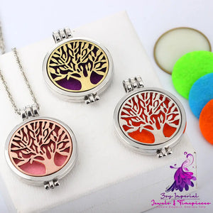 Luminous Life Tree Aromatherapy Necklace