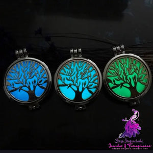 Luminous Life Tree Aromatherapy Necklace