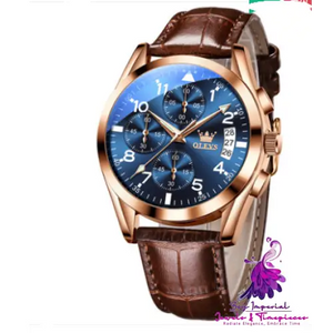 Luxury Luminous Men’s Quartz Watch