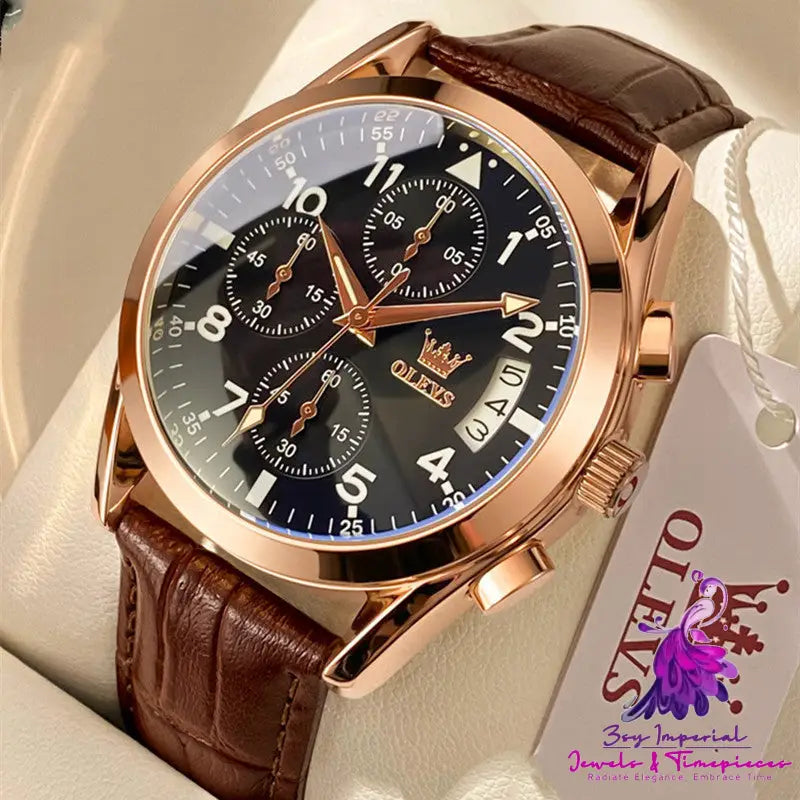 Luxury Luminous Men’s Quartz Watch