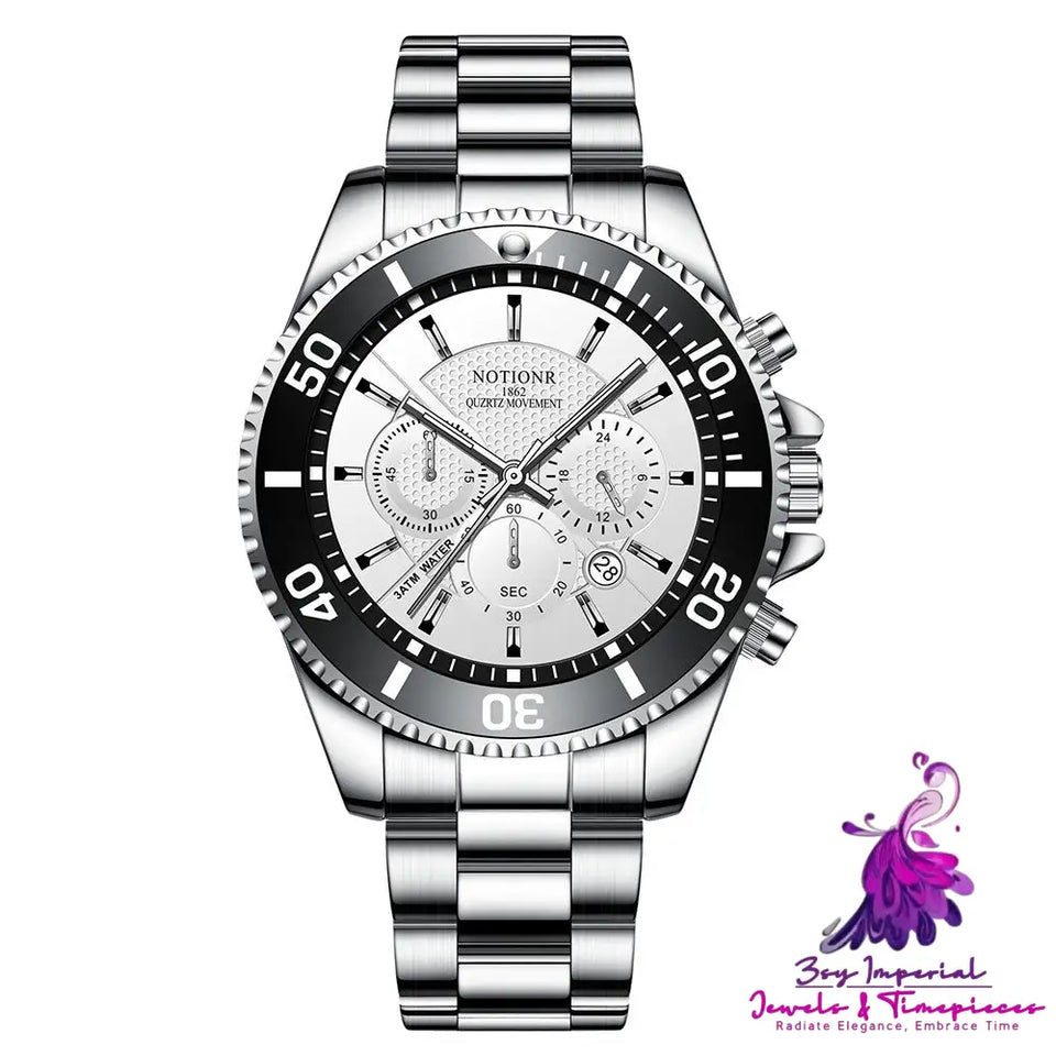 Luxury Stainless Steel Luminous Watch