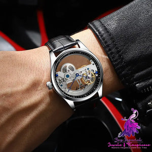 Luminous Skeleton Automatic Mechanical Watch for Men