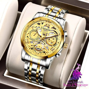 Luminous Non-mechanical Quartz Watch for Men