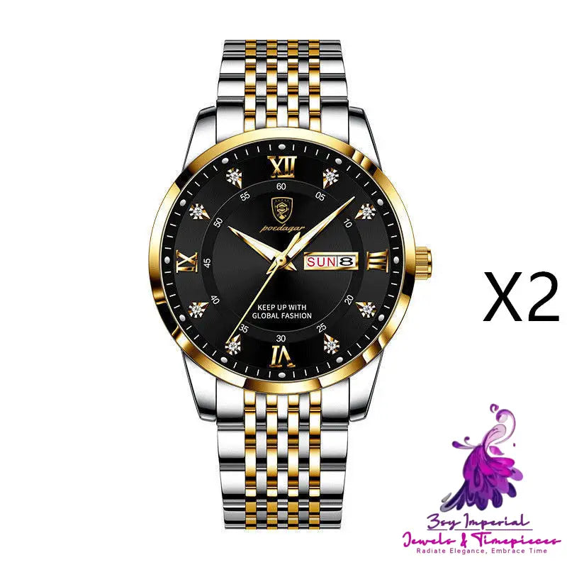 Luminous Waterproof Men’s Watch