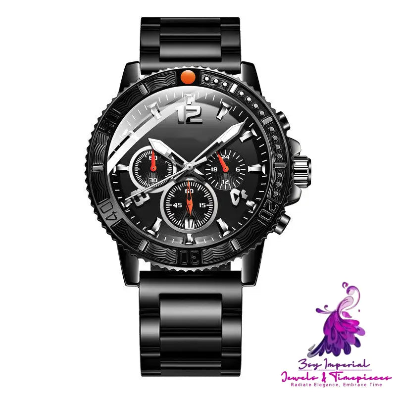 Sports Outdoor Multifunctional Steel Band Watch