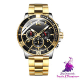 Sports Outdoor Multifunctional Steel Band Watch