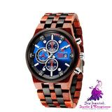 Luminous Multifunctional Wood Watch