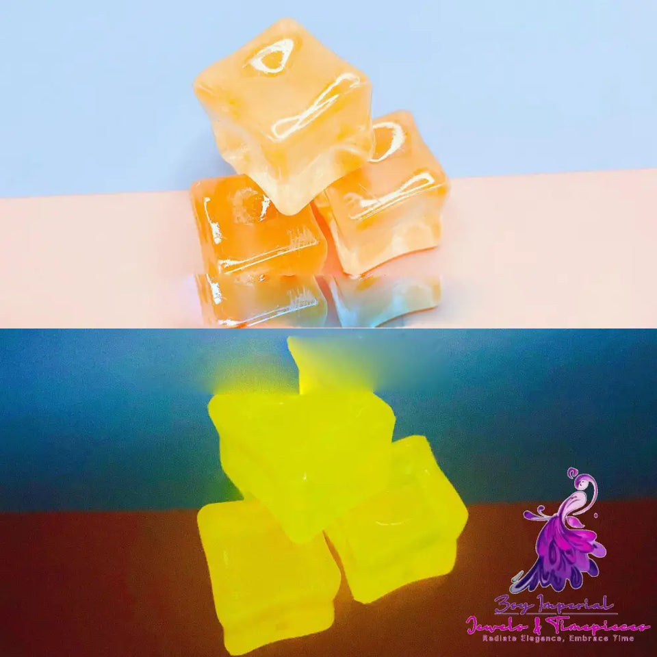 Luminous Ice Cube Photo Props