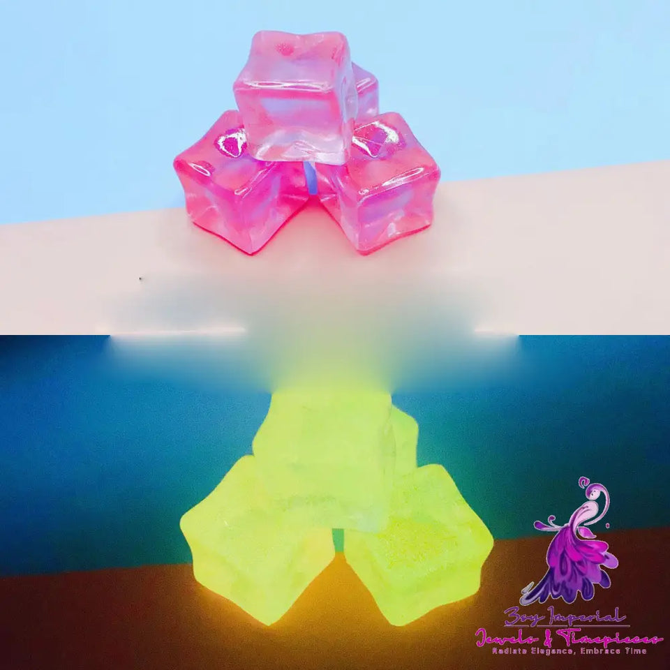 Luminous Ice Cube Photo Props