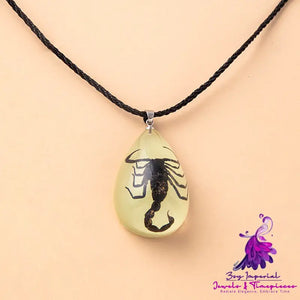 Luminous Scorpion Necklace