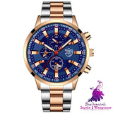 Luminous Stainless Steel Men’s Watch