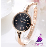 Luxury Rose Gold Quartz Bracelet Watch