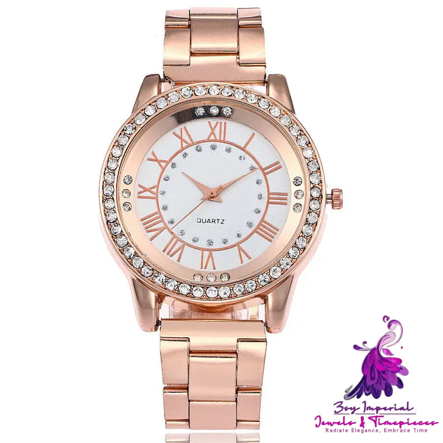 Rose Gold Luxury Women’s Dress Watch