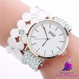 Luxury Velvet Drill Band Women’s Quartz Watch