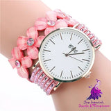 Luxury Velvet Drill Band Women’s Quartz Watch