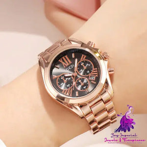 Luxury Rose Gold Casual Watch