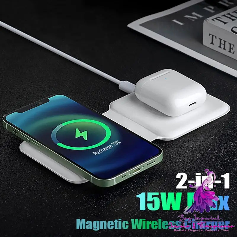 Magnetic Suction Wireless Charger for Phone and Watch