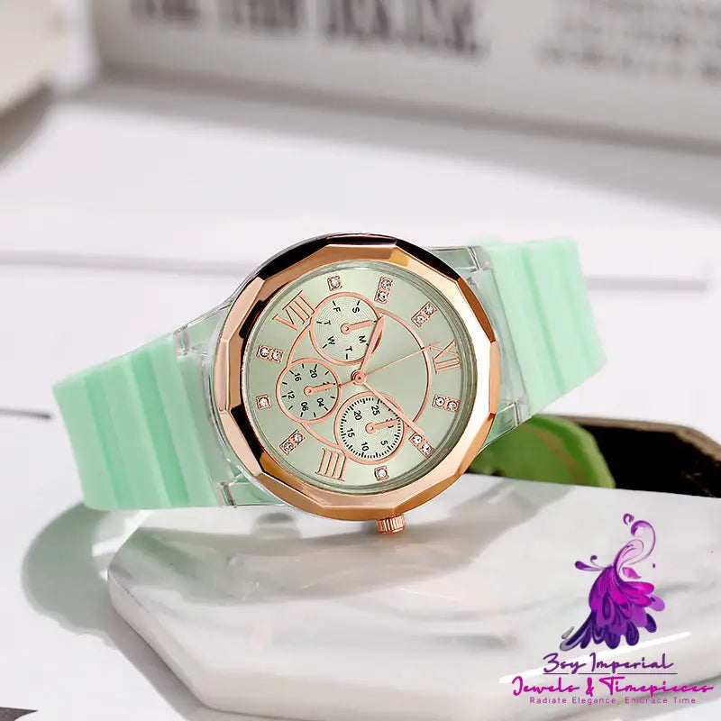 Makaron Ins Silicone Fashion Watch