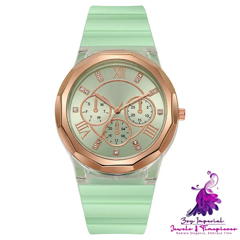 Makaron Ins Silicone Fashion Watch