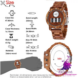 Multi Functional Mechanical Wooden Watch for Men