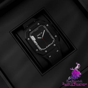 Zinc Alloy Mechanical Watch with Protective Cover