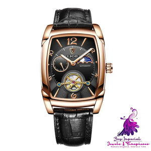 Square Case Tourbillon Mechanical Watch