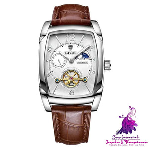 Square Case Tourbillon Mechanical Watch