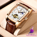 Square Case Tourbillon Mechanical Watch