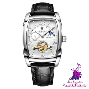 Square Case Tourbillon Mechanical Watch