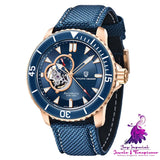 Waterproof Stainless Steel Skeleton Men’s Watch