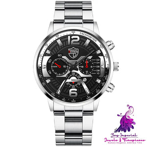 Business Steel Band Quartz Watch