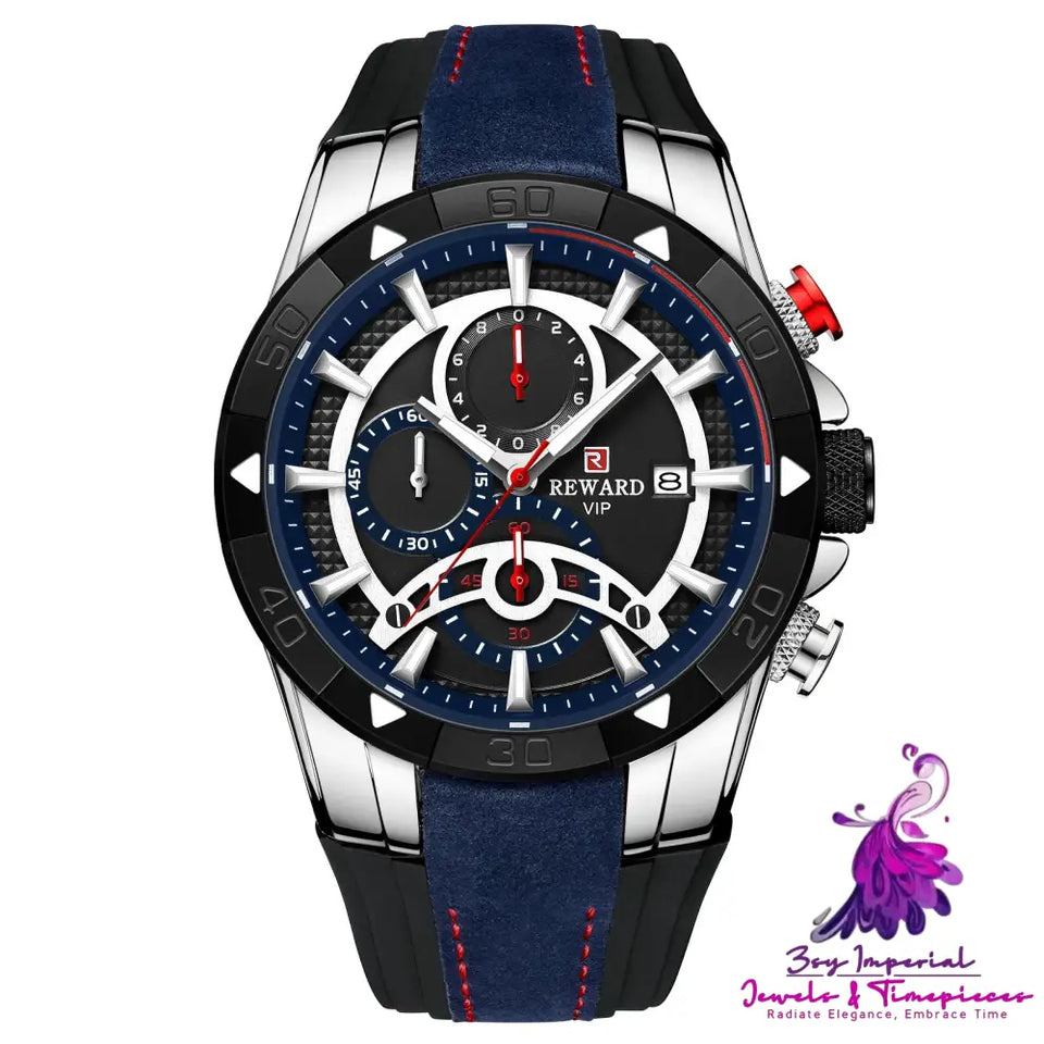 Men’s Calendar Tape Quartz Watch