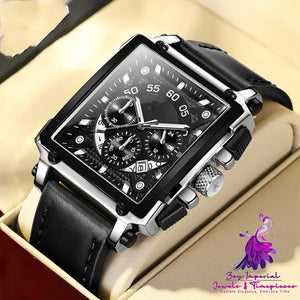 Multifunction Square Watch