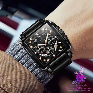 Multifunction Square Watch