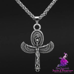 Personalized Wing Goddess Pendant