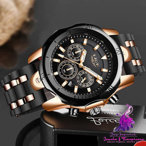 Men’s Personality Case Quartz Watch