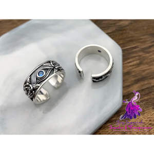 Personalized Retro Horus Eye Ring