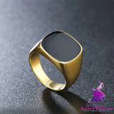 Simplicity Square Drop Ring