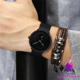 Ultra-thin Round Mesh Belt Men’s Watch