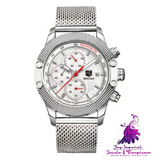 Sports Calendar Quartz Watch for Men