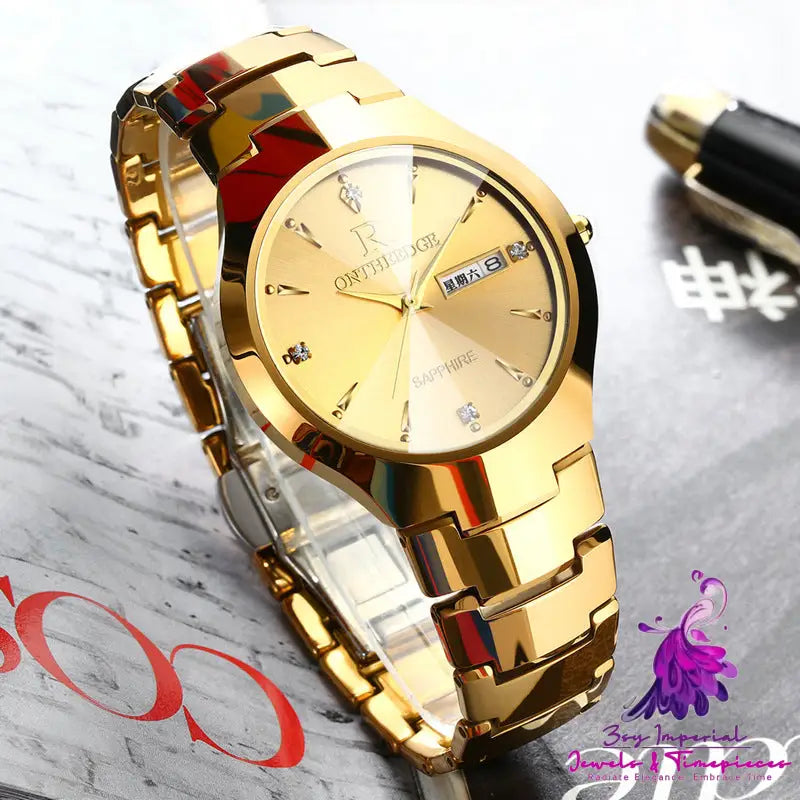 Men’s Tungsten Steel Quartz Watch