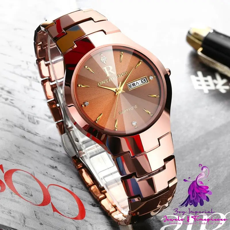 Men’s Tungsten Steel Quartz Watch