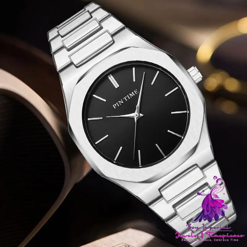 Solar Pattern Waterproof Quartz Watch