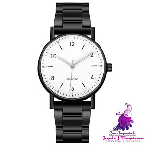 Steel Band Quartz Watches for Men and Women