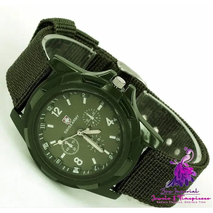 Military Gemius Swiss Army Round Dial Watch