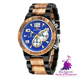 Multi-Function Sandalwood Watch