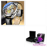 Skeleton Automatic Quartz Watch