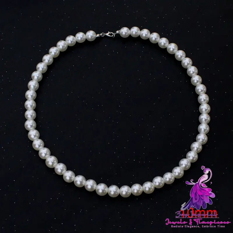 Minimalist Pearl Necklace