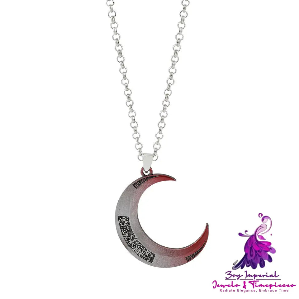 Moon Knight Pendant Necklace