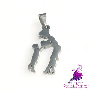 Titanium Steel Pendant Mother’s Day Necklace Is Fashionable